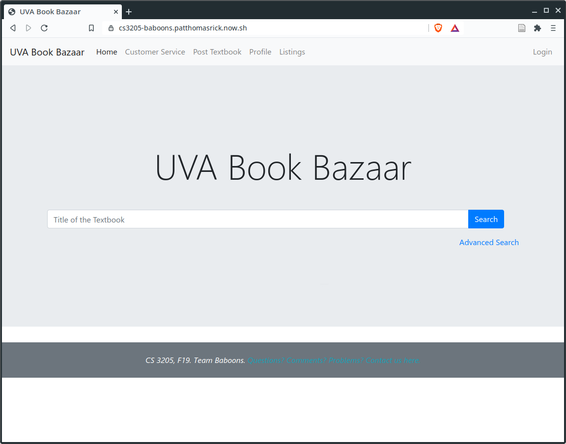 UVa Book Bazaar