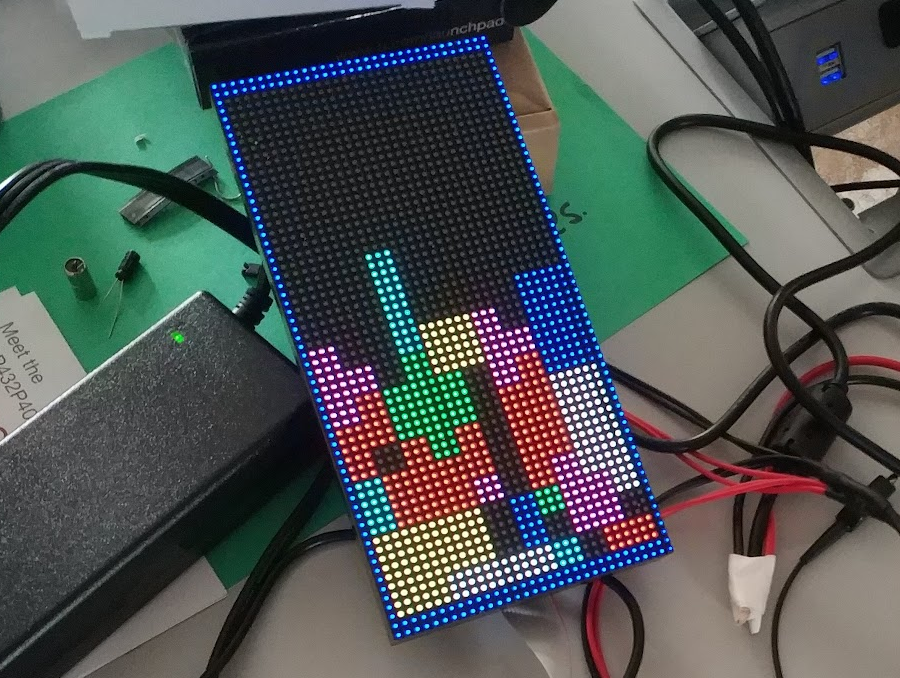 Tetris on custom hardware