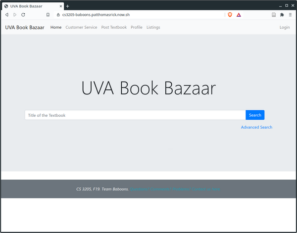 UVa Book Bazaar
